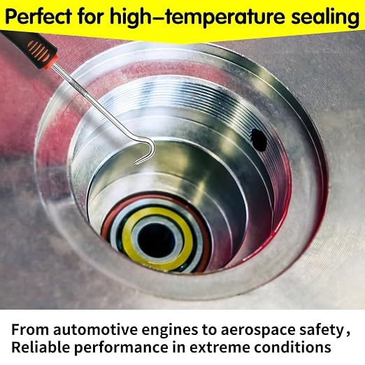 390PCS Viton O Rings Kit, 30 Sizes Metric., -20° to 200°C | High Temperature FKM Seal Rings, Hydraulic FKM Sealing, Automotive Fuel Systems, Household Plumbing, Pneumatic Tools