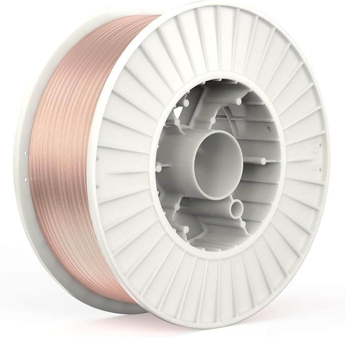 YESWELDER MIG Welding Wire, ER70S-6 Solid Carbon Steel, .035 Inch 33LB (0.9mm 15kg), High Feedability Strong ABS Plastic Spool MIG Wire