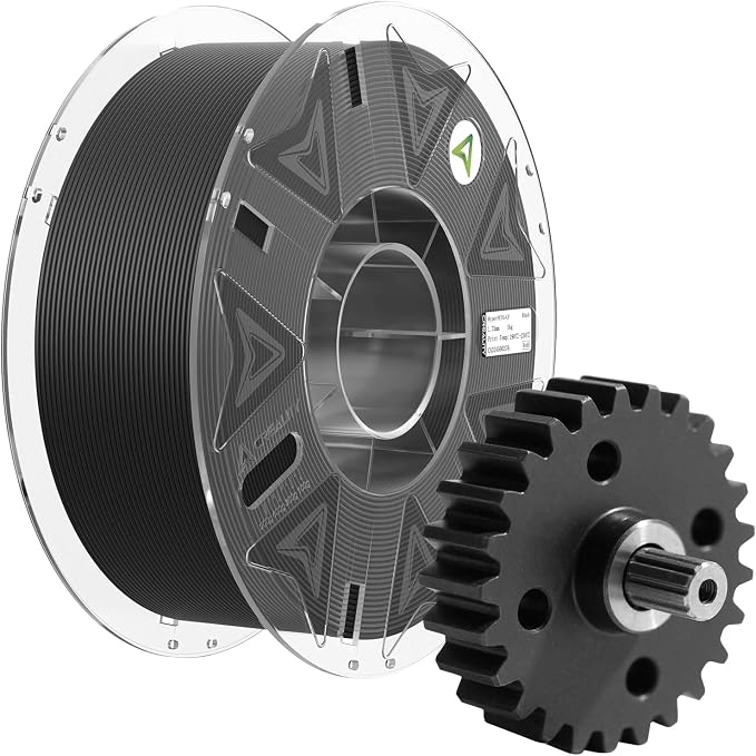 Creality Official PETG Carbon Fiber Filament 1.75mm, PETG-CF 3D Printer Filament, 300mm/s High Speed Hyper PETG-CF, Excellent Mechanical Properties, Fits for All 3D Printers, 1 KG 1 Spool Black