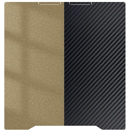 Upgraded K2 Pro Build Plate PEI Sheet Smooth & Textured Carbon Fiber PET Spring Steel Platform Flexible Magnetic Printed Bed for K2 Pro 3D Printer. (310x325)