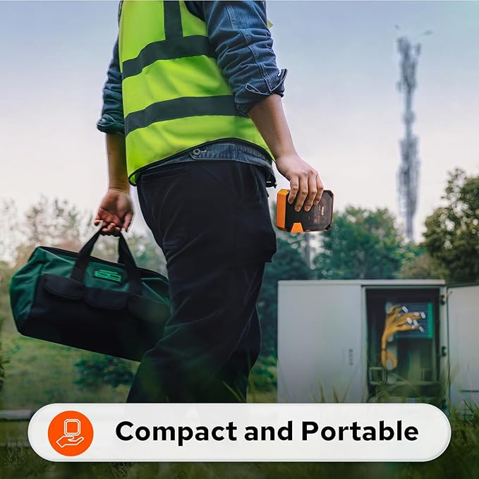 Makeid P31S Portable Industrial Label Printer, 1" Print Head, Bluetooth, Mobile/PC Software. Comes with 1 Roll 0.75" x 19.68ft Label, Harsh Environment Resistant, for Wire, Cable & Heat Shrink Tubes