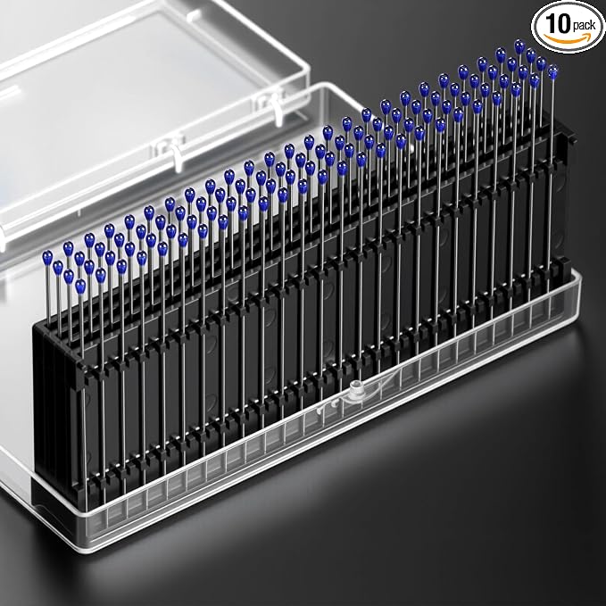 ESD Professional Stainless Steel Gel Swab Sticks for Cleaning Camera Lenses, sensors, PCB, SMT, semiconductors and Electrostatic Sensitive Equipment. (Blue-100Packs, High Viscosity)