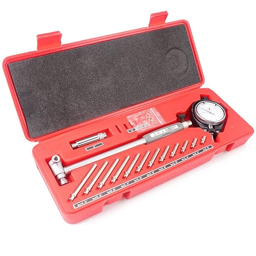 Dial Bore Gauge Set Range 2.0"-6.0" Diameter Indicator Measuring Engine Cylinder Tool Kit