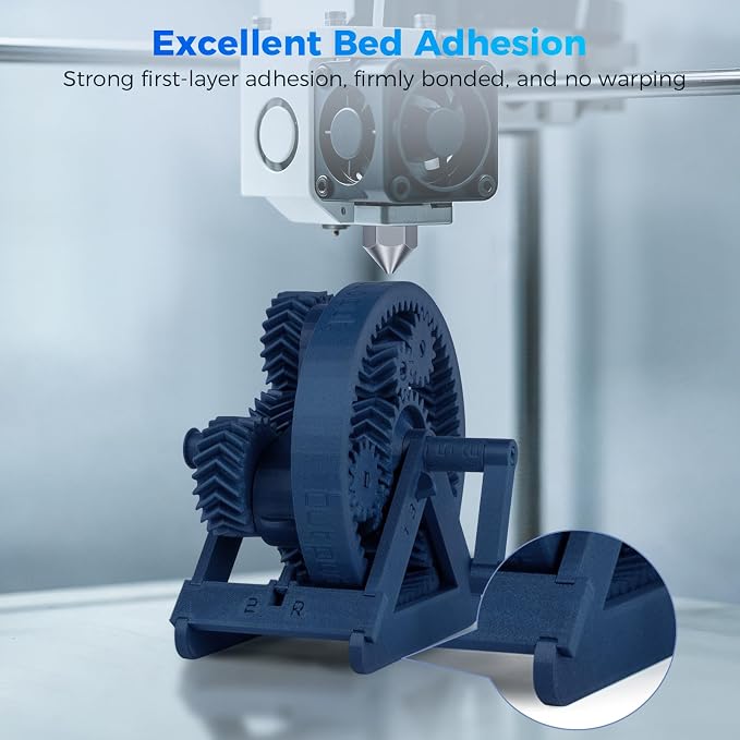 IEMAI Carbon Fiber PETG Filament 1.75mm Matte Blue 1KG, PETG-CF 3D Printer Filament with Dimensional Stability & Low Warpage, High Stiffness, Heat Resistant, Easy Print