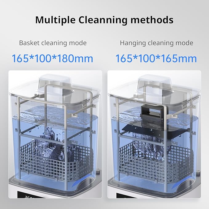 ANYCUBIC Wash and Cure Station 3.0, Resin 3D Printer Post-Process for Most LCD/SLA/MSLA/DLP Resin Printer, Detergent Saving&Dual Cleaning and Curing Models