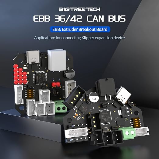 BIGTREETECH EBB42 CAN Bus with MAX31865 Adapter Board Hot End PCB Board Filament Break Blockage Detection for 42 Stepper Motor Extruder Nozzle Head Tool for Blv Ender 3 for Klipper Support PT1000