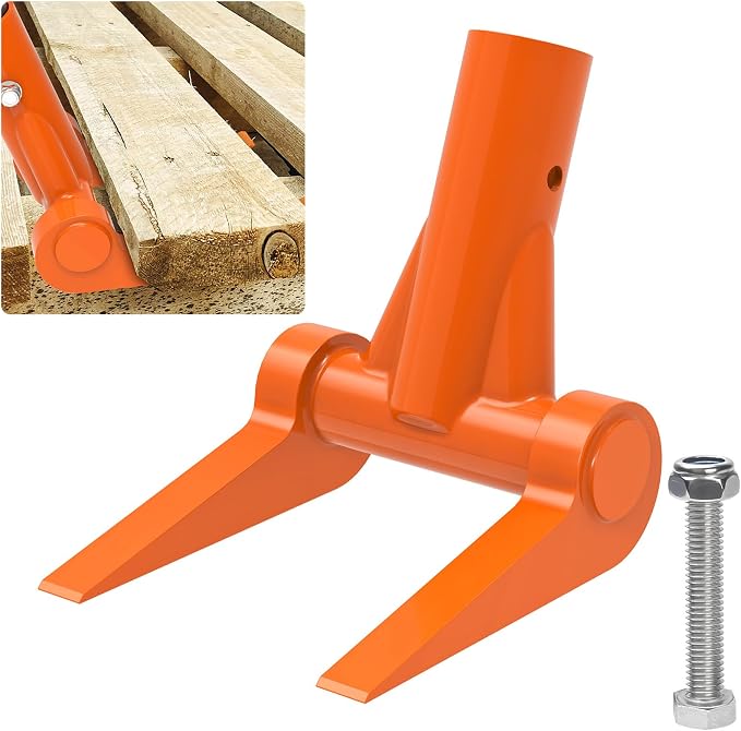 Insaga 110 Degree Pallet Buster Head - Fully Welded Deck Board Removal Tool for Demolition, Enhanced Deck Wrecker Pry Bar, Wooden Pallet Dismantling Tool (Head Only, No Handle)