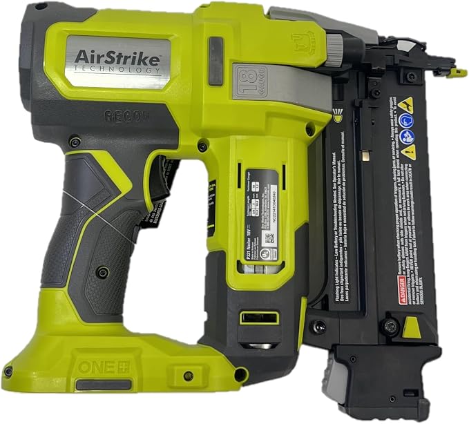 Ryobi 18V ONE+ 18-Gauge Cordless Airstrike Brad Nailer (Tool Only) P321 | Battery and Charger Sold Separately