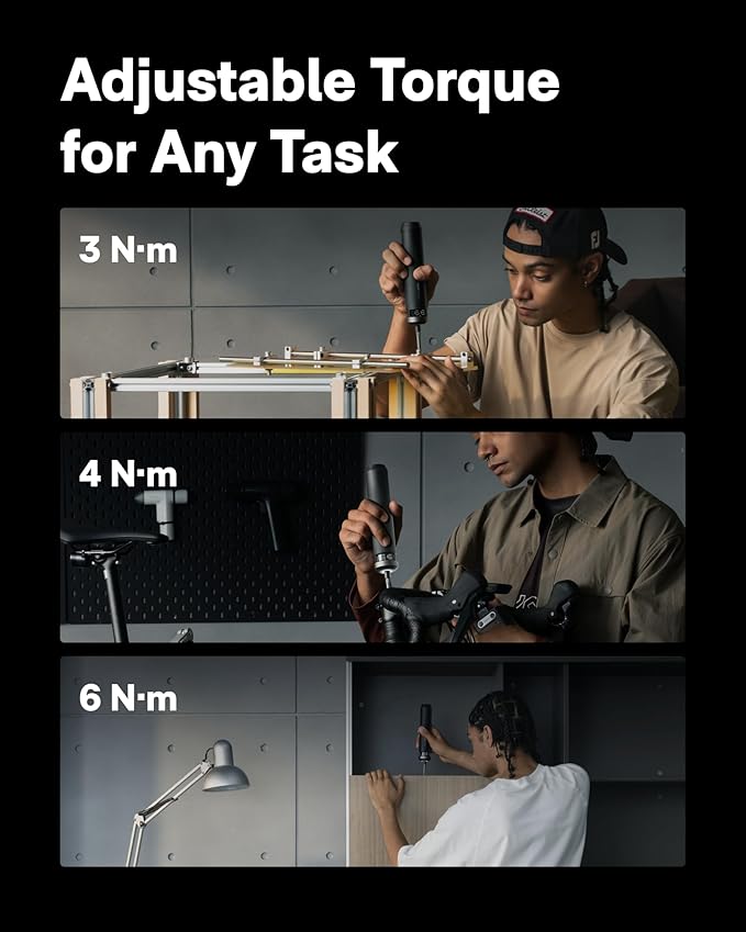 HOTO 16V Brushless Power Drill +PixelDrive Electric Screwdriver