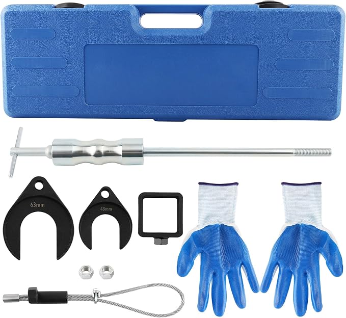 maXpeedingrods Inner CV Axle Puller Removal Tool, CV Axle Puller Tool with 4lbs Slide Hammer and Adapter Front Wheel Axle Half Drive Shaft Removal Tool Kit