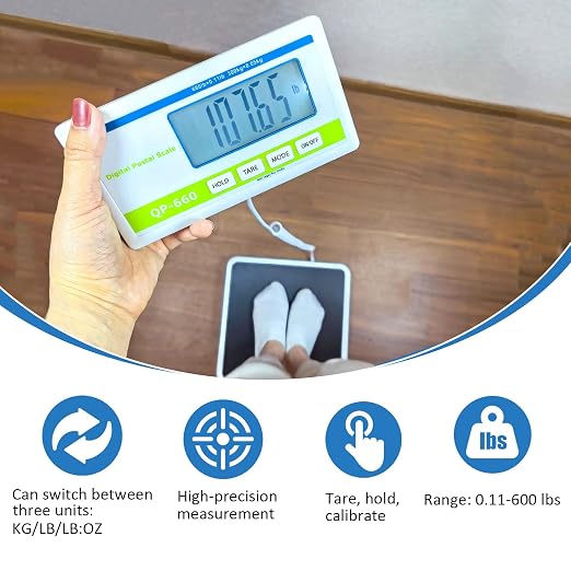 Physician Scale(660 lb) ，Medical Floor Scale for Body Weight，KG/LB/LB:OZ Three Units, 12.5" x 12.9" Platform， Heavy Duty Medical Grade Physician Scale in Home, Hospital and Weight Loss