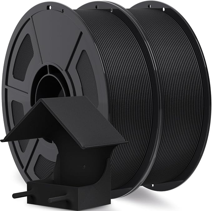 IEMAI Carbon Fiber ASA Filament 1.75mm Bundle 2kg, UV & Weather Resistant ASA-CF 3D Printer Filament, High Dimensional Stability for Outdoor Functional Parts, Matte Black