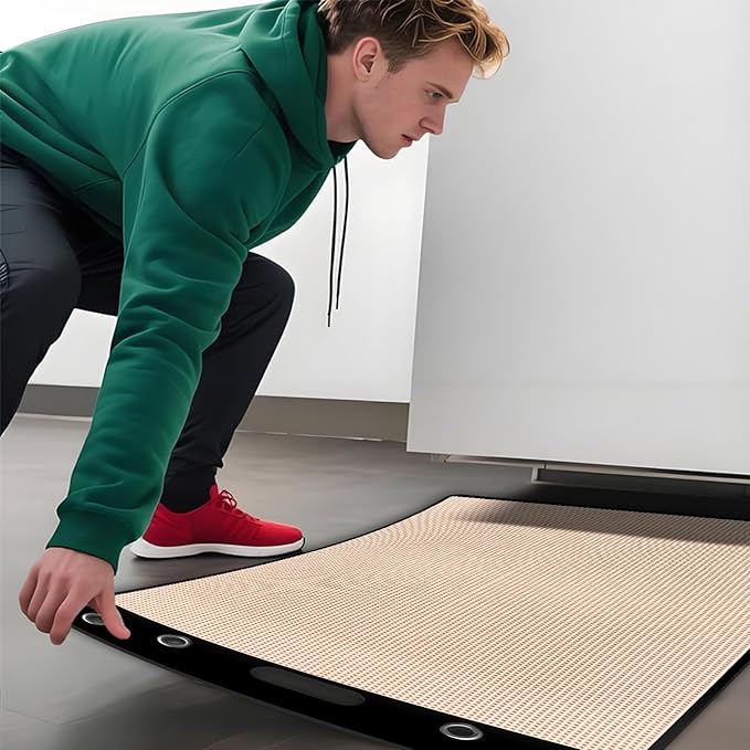 Oversized Large Appliance Slider with Pull Strap,Furniture Moving Slides for Floor Protection Premium Moving Mat for Tile Carpet and Hardwood Floor