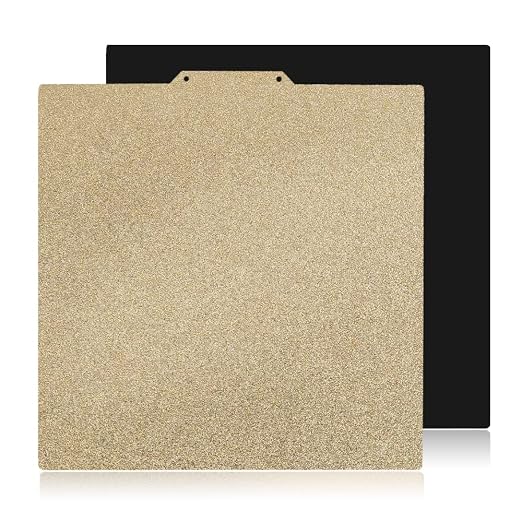 Double Sided Textured PEI Sheet for Voron 2.4,Sovol SV08 355x355mm Build Plate,Flexible Spring Steel Print Bed with Magnetic Sticker for Voron 2.4 350,Sovol SV08, RepRap 3D Printer.