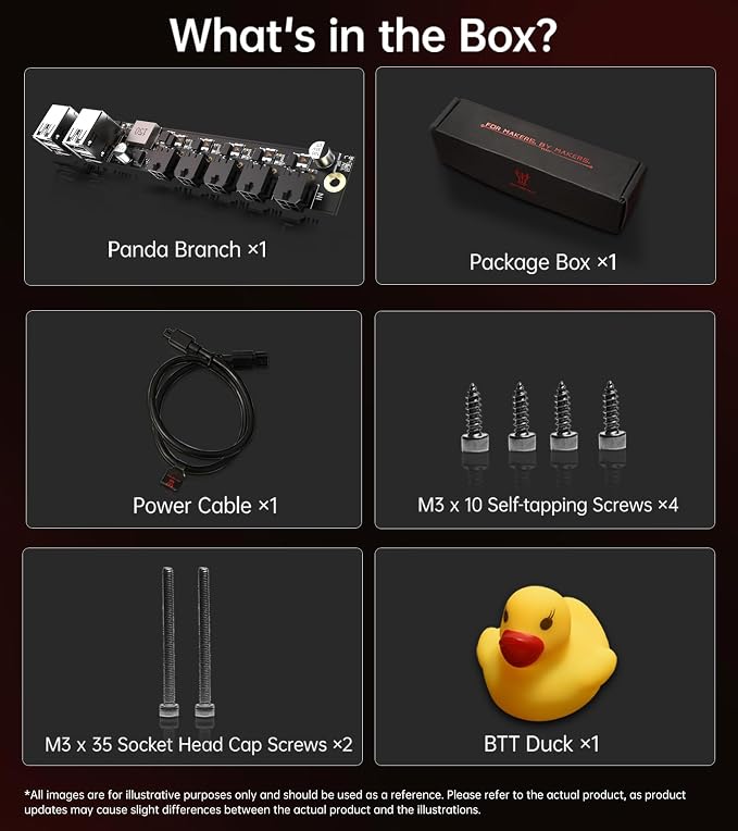 BIGTREETECH Panda Branch Power Expansion Board for Bambu-Lab P1S/P1P/X1C/X1E/A1/A1 Mini 3D Printers, Powering Panda Touch/Panda Knomi/USB Fans/USB Light Strips/AMS/AMS Lite