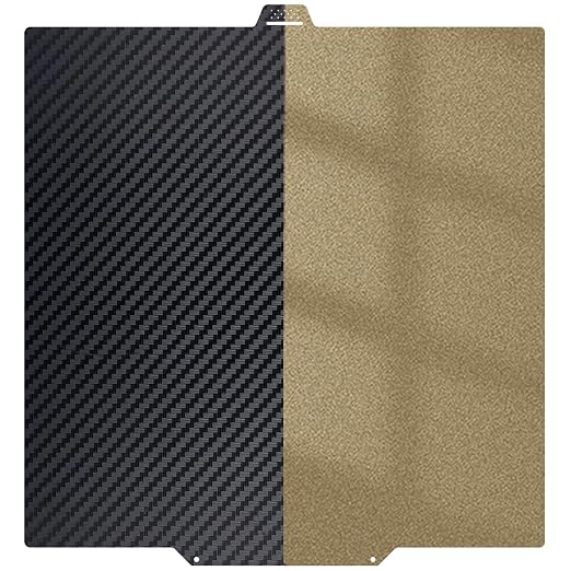Q2 Build Plate for QIDI 280x280mm, Double Sided Flexible Smooth/Textured PET+PEI Sheet Spring Steel Bed Plate Bed for QIDI Q2, Q2 Combo, Q2C 3D Printer Platform