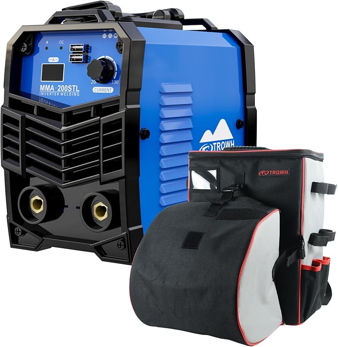 TRQWH 200A MMA Welding Machine 110V & Welding Backpack for Men