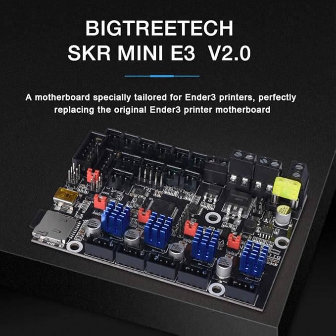 BIGTREETECH SKR Mini E3 V2.0 Control Board 32Bit Silent Motherboard Integrated with TMC2209 UART Stepper Motor Driver for Ender 3/V2/3 Pro Ender 5 3D Printer