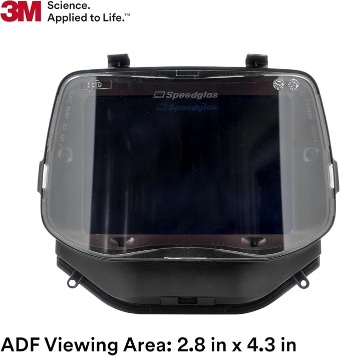 3M Speedglas G5-03 E Welding Helmet 09-0100-P10, Passive Filter, No ADF, Ergonomic, Adjustable Head Suspension