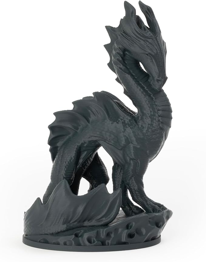 Prusament Premium PLA Anthracite Grey 1.75mm 1kg Filament for 3D Printing | PLA filament with ±0.02 mm precision, low warping, and reliable, tangle-free printing for beginners and professionals.