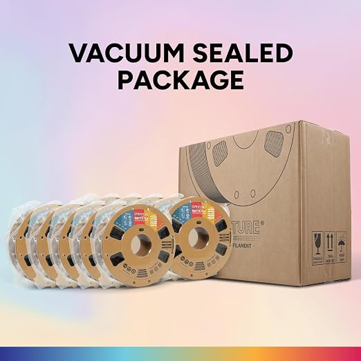 OVERTURE 10KG Bundle Matte PLA, Low Warp & Matte Surface 3D Printer Filament