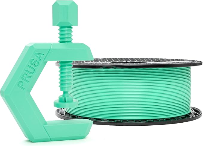 Prusament Premium PETG Prusa Pro Green 1.75mm 1kg Filament | PETG filament with ±0.02 mm precision, low stringing, strong layer adhesion, and reliable tangle-free printing.