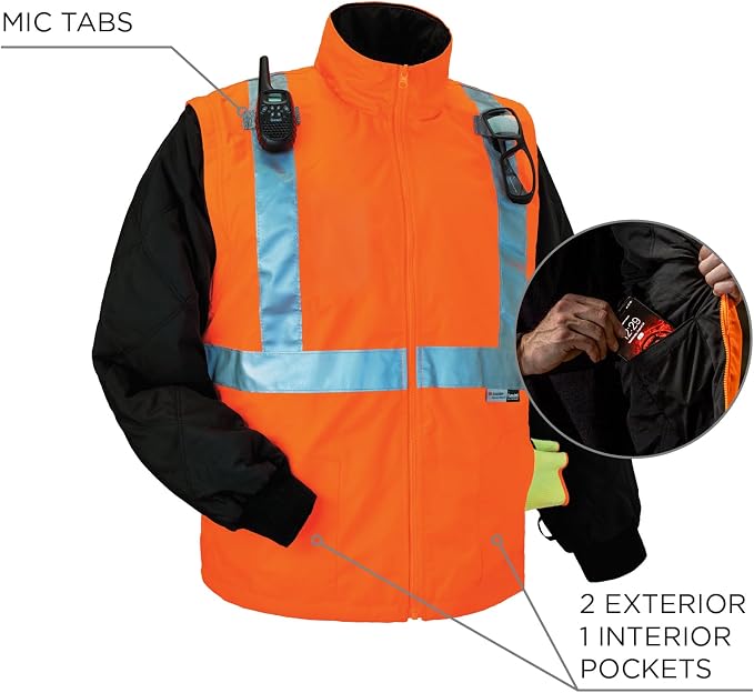 Ergodyne 8287 Type R Class 2 Convertible Thermal Jacket