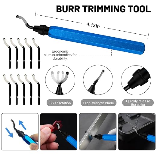 233Pcs 3D Printer Tool Kit with 3D Printer Accessories Bring Tool Box Includes Adjustable Temperature Soldering Welding Iron Kit for Disassembly Cleaning and Precision Machining 3D Printer Tools