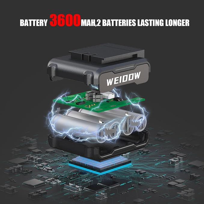 WEIDDW Laser Level with Tripod, Self Leveling Laser Level 4x360°, Green Line Laser 4D Laser Leveler Tool with 2Pcs Lithium Batteries for Picture Hanging, Tile, Home Renovation, (SizeXL)