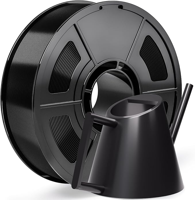 IEMAI Black PETG Filament 1.75mm 1kg, Tough & Durable 3D Printer Filament 30-300mm/s Printing Compatible with Bambu Lab, AMS, AMS Lite, Dimensional Accuracy +/- 0.02mm