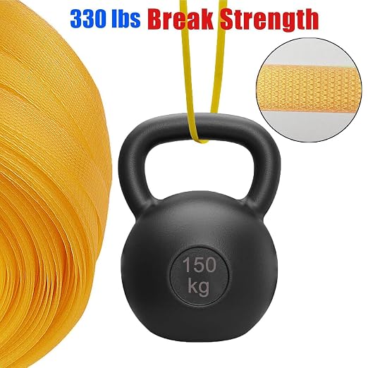 Pallet Strapping Kit, Heavy Duty Plastic Strapping Kit, Banding Strapping Kit, Tensioning Tool Sealer, Manual Banding Sealer Tools Set, 1/2"x 4000" Length Poly Strapping, 100 Metal Seals