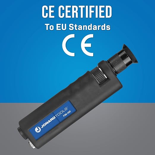 Jonard Tools FIM-400 Fiber Optic Inspection Microscope 400x with FC/SC/ST and LC Adapters