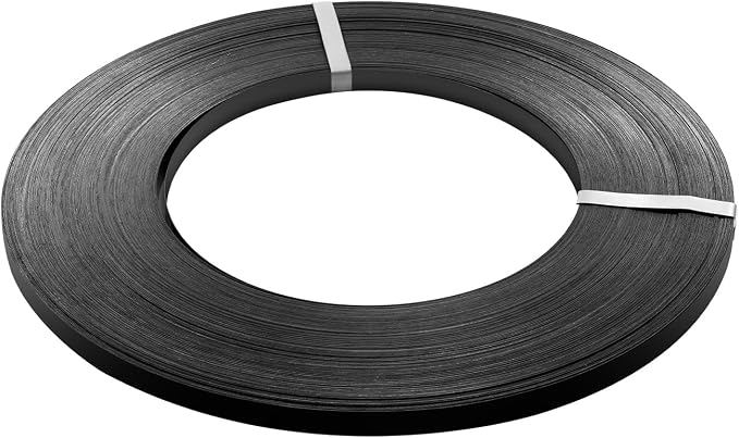VEVOR Steel Strapping Coil, 3/4 in x 0.02 in x 1640 ft, Metal Strapping Banding Roll Withstands Harsh Environment, 1700 lbs Break Strength, Heavy Duty Banding Pallet Strap Coil for Pallet Packing