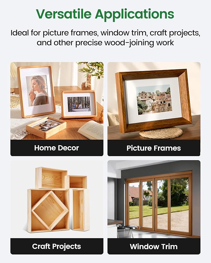 meite Picture Frame Nails, 15mm 19/32-Inch Length V Nails Hardwood Type for Picture Framing, Fits V1015B V Nailer Picture Frame Joiner 4000 PCS