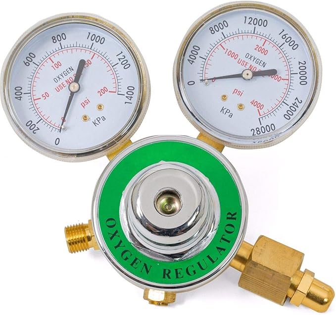 XtremepowerUS Oxygen & Acetylene Welding Brazing Cutting Torch Kit Gas with 3 Nozzle 11.5' ft Hose Gauge Regulator Set CGA 540 Goggles Carrying Case