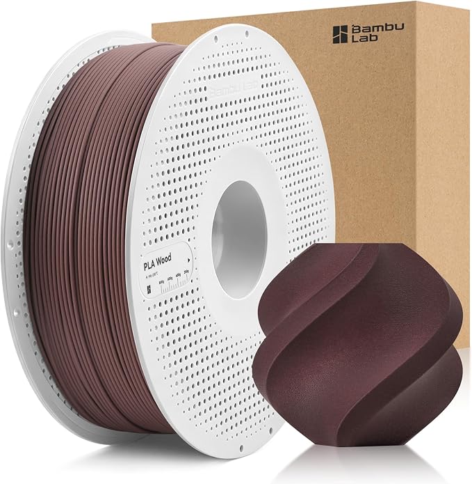 Bamboo Original PLA Wood Filament (Rosewood 13204)