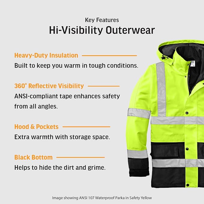 CornerStone ANSI 107 Class 3 Soft Shell Safety Jacket CSJ503
