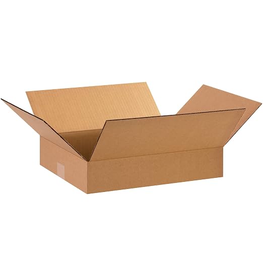 AVIDITI 15 x 12 x 3 Corrugated Cardboard Boxes, Flat 15"L x 12"W x 3"H, Pack of 25 | Shipping, Packaging, Moving, Storage Box for Home or Business, Strong Wholesale Bulk Boxes