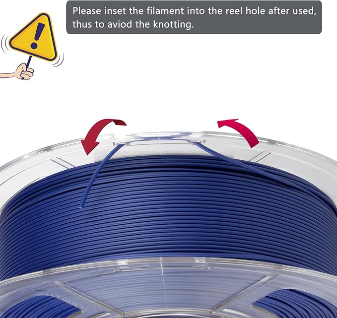 iSANMATE Matte Navy PLA Filament 1.75mm 1kg - High Speed 3D Printer Filament for 30-600mm/s Printing, Rapid Matte PLA with ±0.02mm Accuracy,1kg Spool (2.2lbs)
