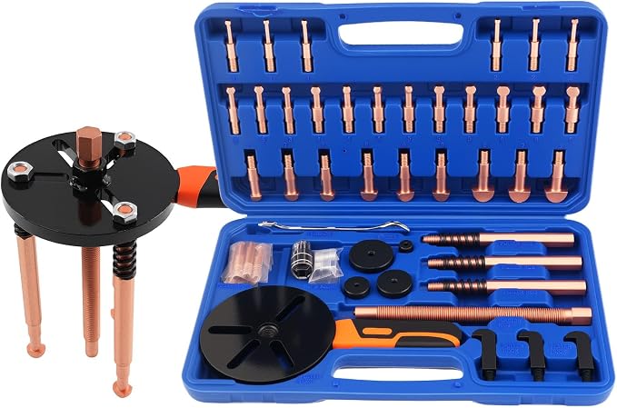 maXpeedingrods 55-in-1 Bearing Puller Kit, Wheel Bearing Removal Tool & Blind Hole Bearing Puller Set, Inner Outer Bearing Separator Tool with 12 Sizes Extractor