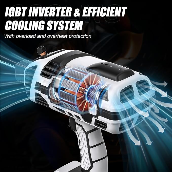 Portable Electric Welding Machine, Upgraded 110V ARC Welder, 20-120A, IGBT Inverter, 6 Variable Currents, Welding Tool for 3/32"-1/8" Rod. Perfect Gift for DIY, Repairs, Metal Fabrication, Automotive