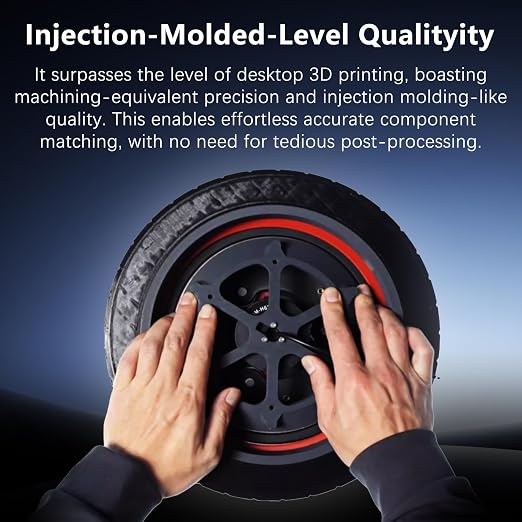 Vision Encoder Plate for Bambu Lab H2S/H2D/H2C 3D Printer,Sub-50µm Motion Accuracy,Injection-Mold-Level Dimensional Precision,Calibration Before Printing Detailed Miniatures or Large Engineering Parts