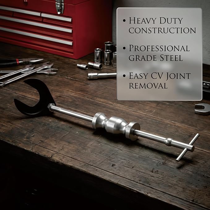 Universal CV Axle Removal Tool Set with Inner CV Axle Puller Tool and CV Joint Puller Propshaft Separator Tool and 3.75 inch CV Axle Shaft Puller Tool ﻿ (QP-CV-4-in-1)