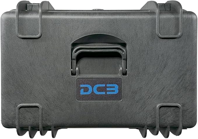 DCB Cases - Element 4102F | 16 x 11 x 12 Ext Dim | IP67 Waterproof | Pluck Foam Insert | Foldable Handle | Pressure Control Valve | Resin-Reinforced Injection Molded Plastic | 2 Latch Lid Close
