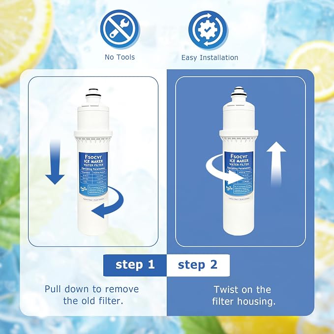 4HC-H Water Filter, Compatible with H9655-11, Filtration System H9320-51, H9320-52, and H9320-53, for Hoshizaki 4HC-H Replacement Water Filter Cartridge 1 Pack