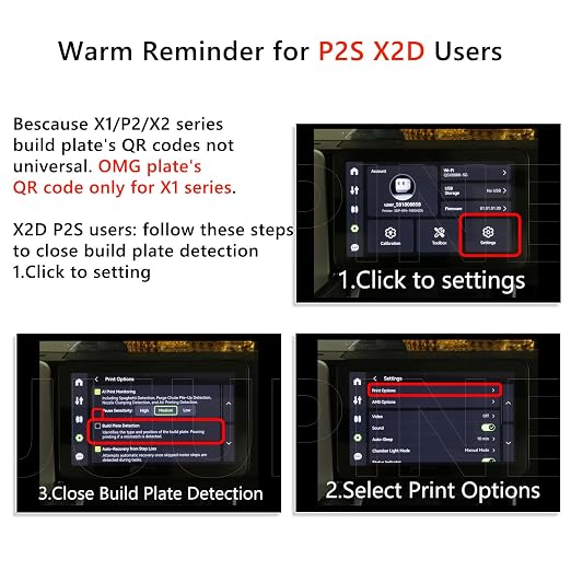 Upgraded Build Plate with QR Code Smooth Cool Plate for Bambu lab Printing Platform, Glacier Plate 257x257mm Excellent Adhesion heatingbed for Bambus P2S/P1P/P1S/A1/X1E/X1/X2D 3D Printer Accessories