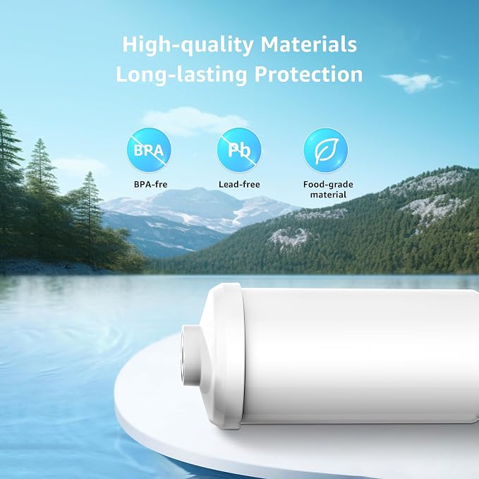 AQUA CREST Fluoride Water Filter, Replacement for Berkey® PF-2® Fluoride Filters, Compatible with Purewell®, ProOne®, Alexapure®, Waterdrop Gravity Water Filter System, NSF/ANSI 372 Certified, 2 Pack