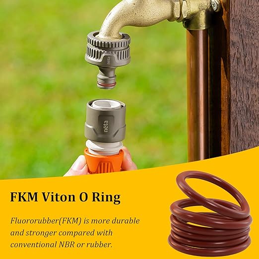 396 PCS SAE FKM Viton O Ring Assortment Kit, 30 Sizes Viton O-Ring Kit, Shore 75A Durometer, Metric O Ring Kit for Cylinders, Hydraulic, Automotive, Engine and Plumbing Repair