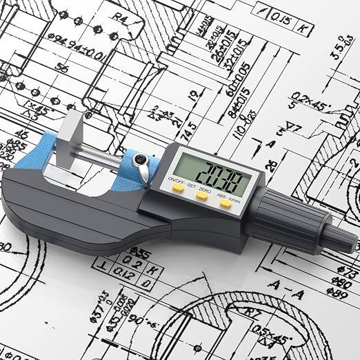 HDLNKAK Dial Test Indicator with Magnetic Base Stand（90lbs /40kg), 0-0.03"x0.0005" Test Indicator, Digital Micrometer, Outside Micrometer Precision Measuring Tool.