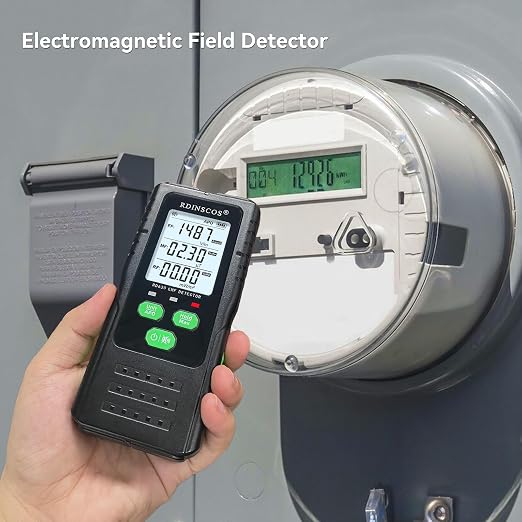 EMF Detector Meter RD630 Detects 3 Types of Electromagnetic Radiation | For Cell Towers & Smart Meters, EMF Meter & Reader, For Home & Office,Automatic Alarm, Easy To Use